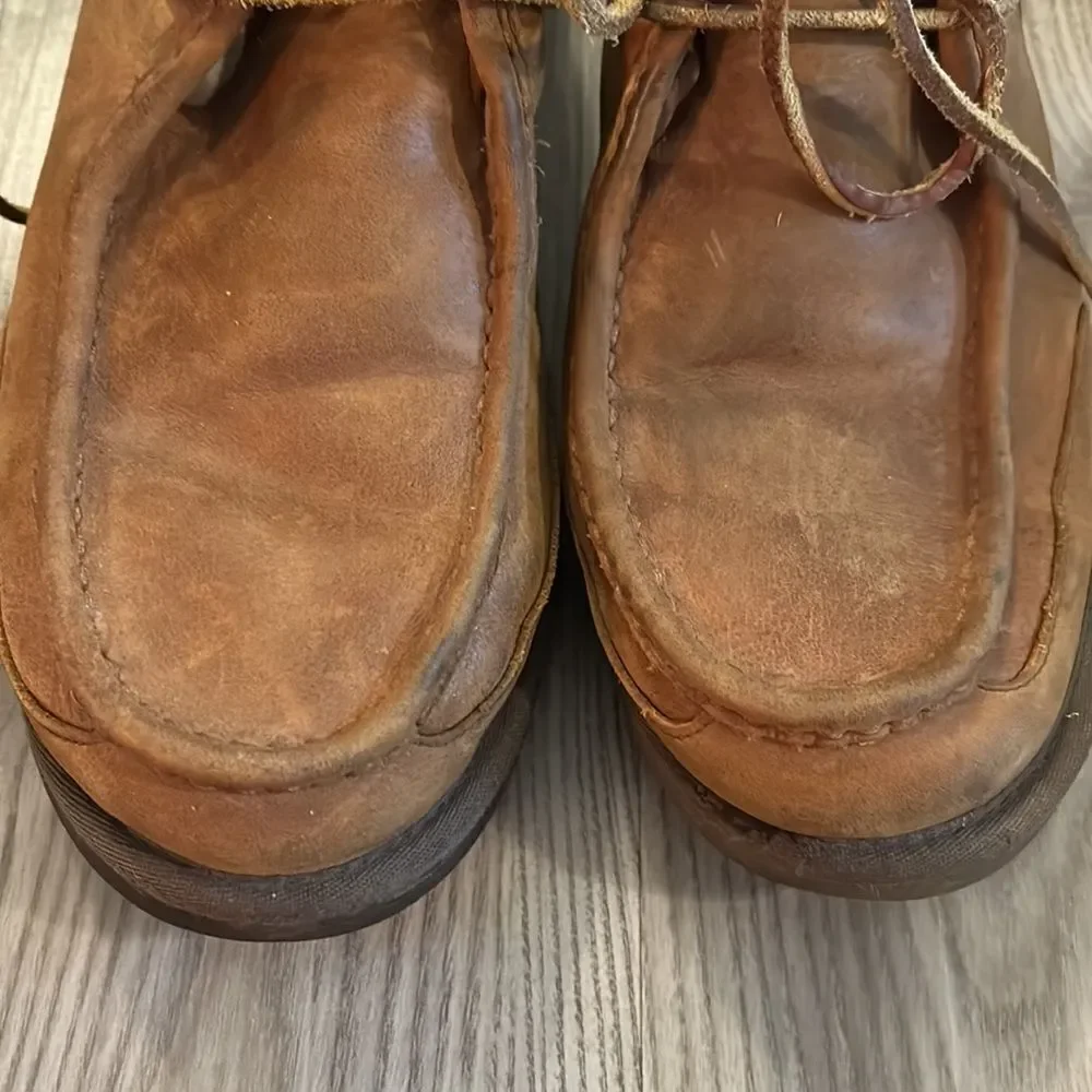 MENS UGG BOSLEY CHESTNUT SHEARLING LINED WATERPROOF WINTER BOOT EUC SIZE 10